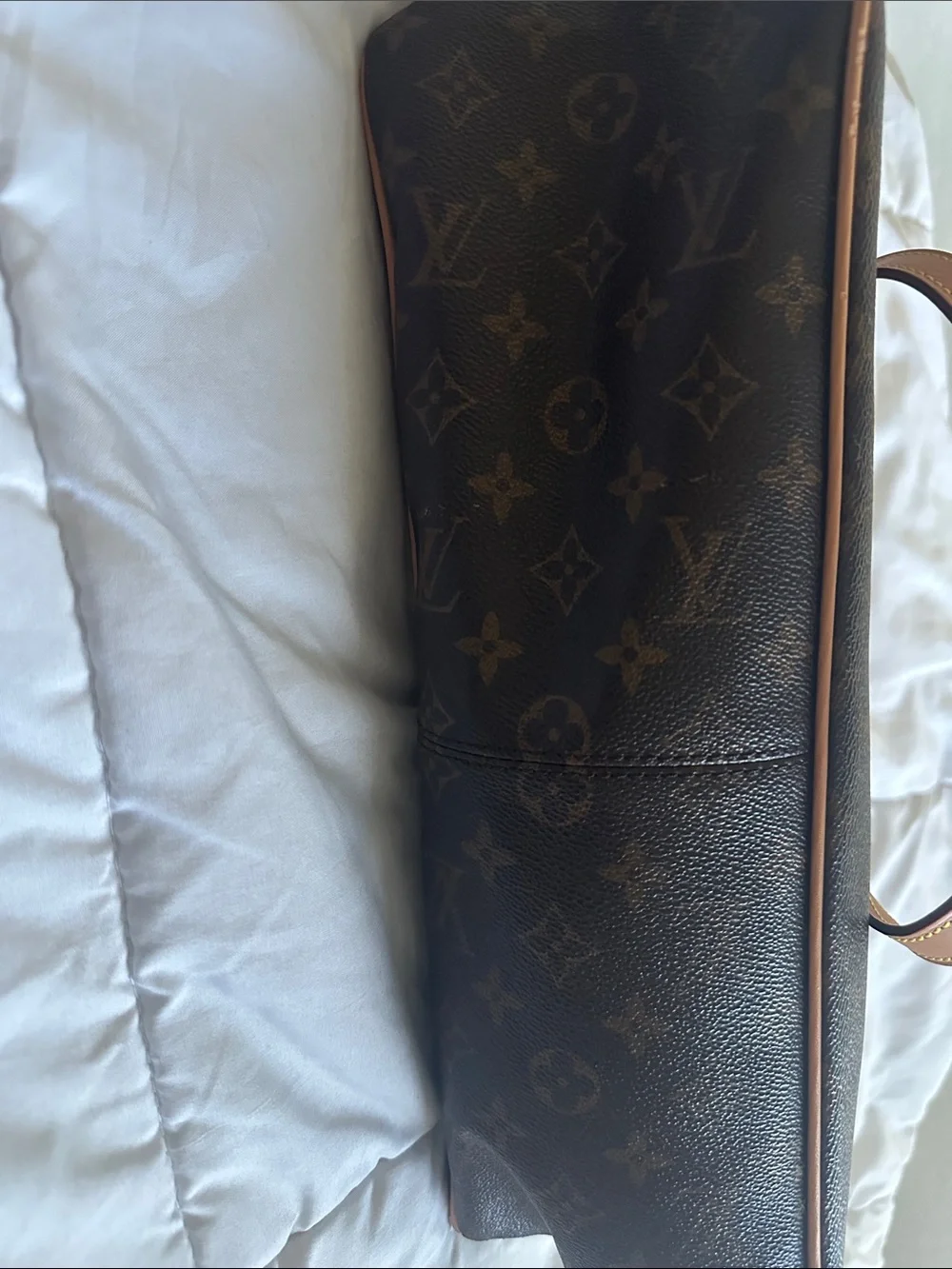 Classic Brown Leather LV Bag